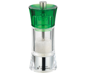 Zassenhaus Pfeffermühle / Salzmühle AACHEN, Acryl, Grün & Rot, 14 cm, Restposten