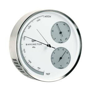 Barigo Wetterstation, Edelstahl, 160 mm, Nr. 351