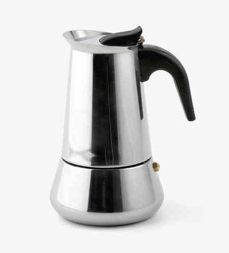Moka Express 4 Cup Espresso Maker - Stainless Steel