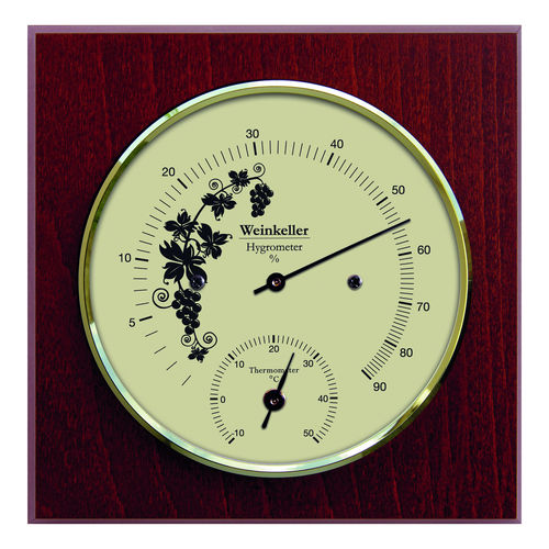 Weinkeller Hygrometer & Thermometer  140 mm, 1225HT-22