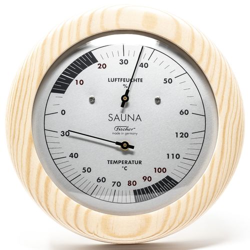 Sauna Thermometer &amp; Hygrometer 155 mm, 196TH-03