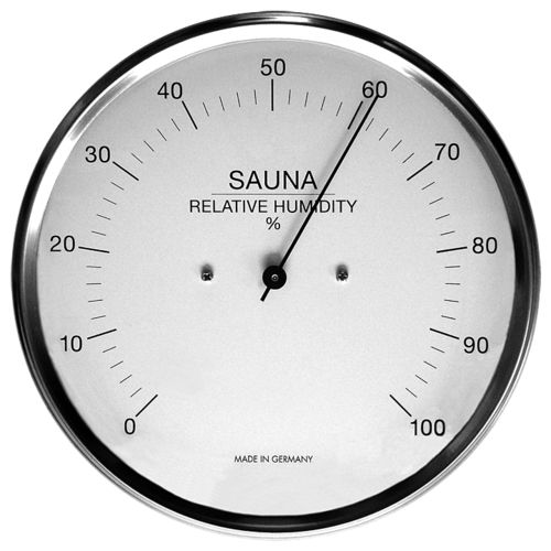 Sauna Hygrometer 6.3 Inch, 192-01EN (English)