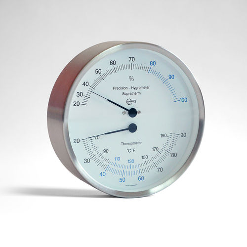 Barigo Steam Bath Thermometer & Hygrometer, ø 130 mm - °C/°F  932 SADPFCF
