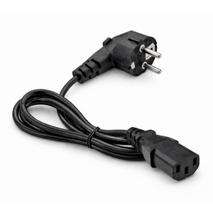 Netzkabel Schuko auf IEC C13 – 1 m, 16 A, ENEC geprüft, schwarz