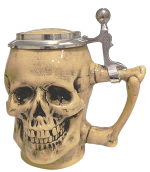KING-WERK Bierkrug "Skull" Totenkopf 0,4L