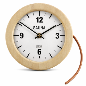 Eliga Sauna-Uhr elektrisch 210 mm rund, Restposten