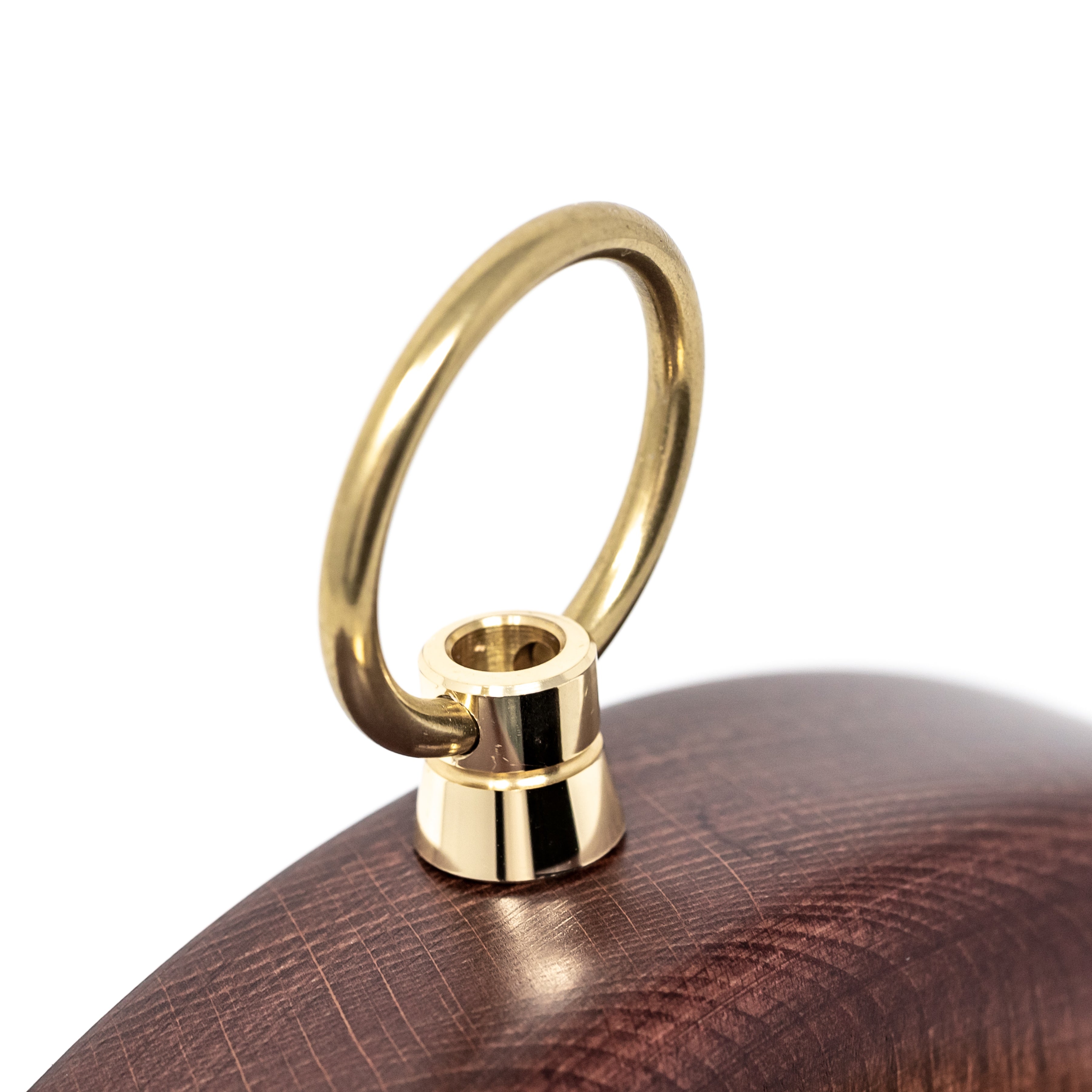 Fischer Barometer 1366RS-32 - 140mm Messing Mit Eschenholz-Gehäuse