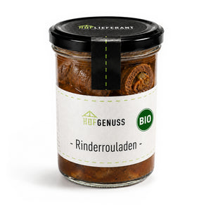 Bio Rinderrouladen im Glas 420 g vom Hoflieferant Munz