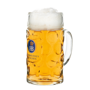 Original Hofbräuhaus München, Glaskrug, “Isarseidel“