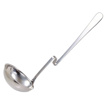 CHG Servierkelle aus Edelstahl – 25 cm, mit Knick zum Einhängen - B-Ware / Resposten
