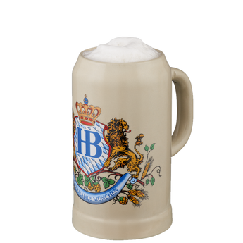 Original Hofbräuhaus Bierkrug Löwendekor