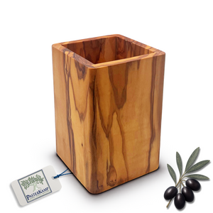 PASTERKAMP Utensilienhalter aus Olivenholz - Ø 16 cm