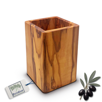 PASTERKAMP Utensilienhalter aus Olivenholz - Ø 16 cm
