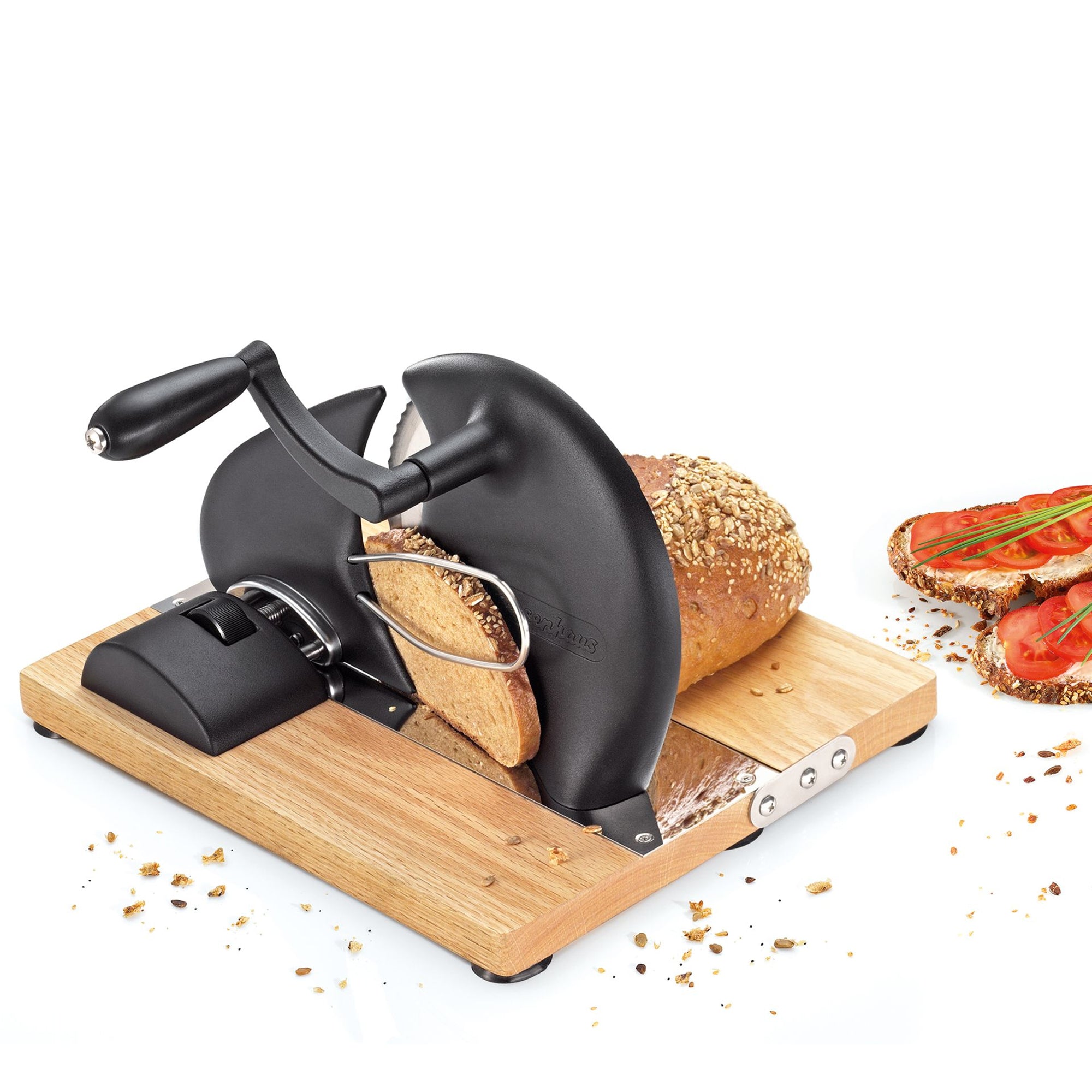 Zassenhaus VINTAGE Brotschneidemaschine manuell schwarz