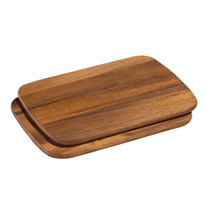 Taglieri per la colazione Zassenhaus, acacia, 2 pezzi, 28 x 20 cm - N. 055023 